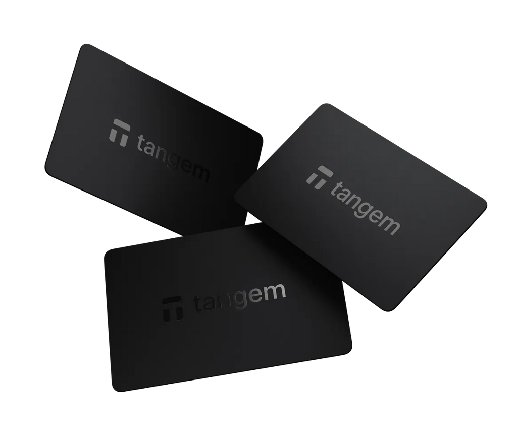 Tangem Wallet 3-Card Set Black – Hardware Crypto Wallet
