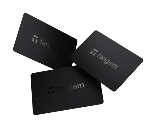 Tangem Wallet 3-Card Set Black – Hardware Crypto Wallet